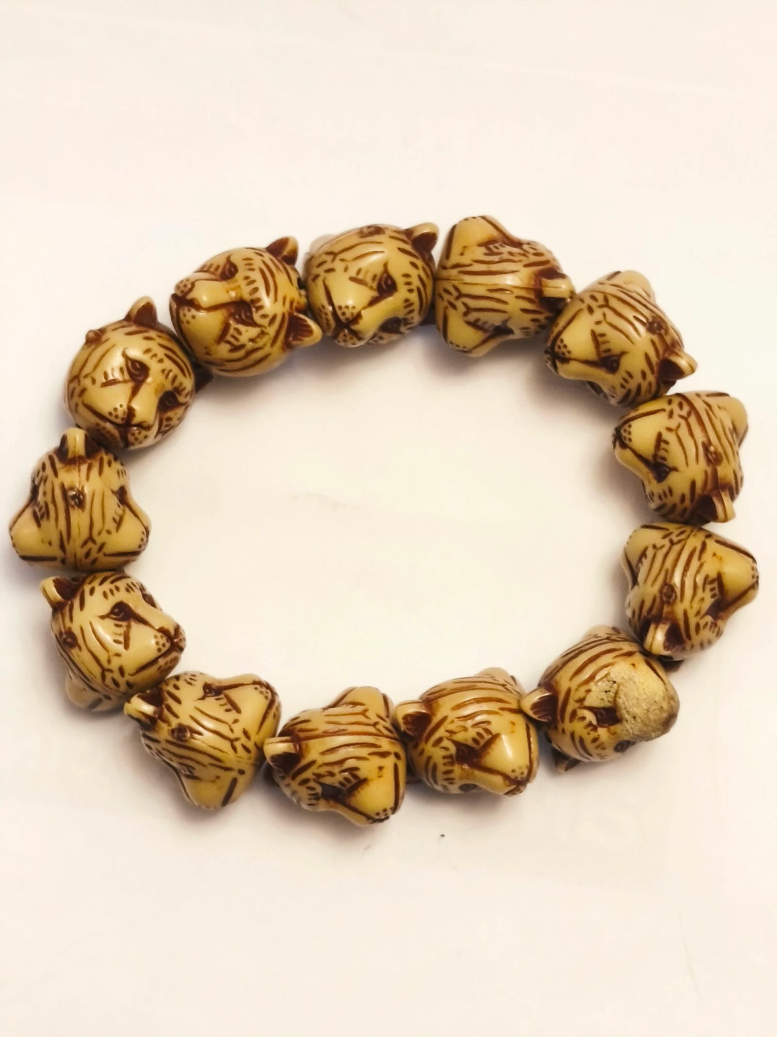 Pulseira cabeças de tigres asiáticos – photo 8